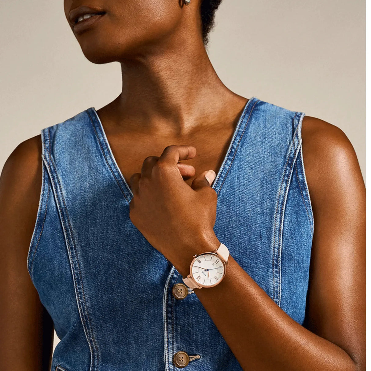 RELOJ ANALOGICO MUJER ES3988 FOSSIL BEIGE CASUAL 1031006 FOSSIL