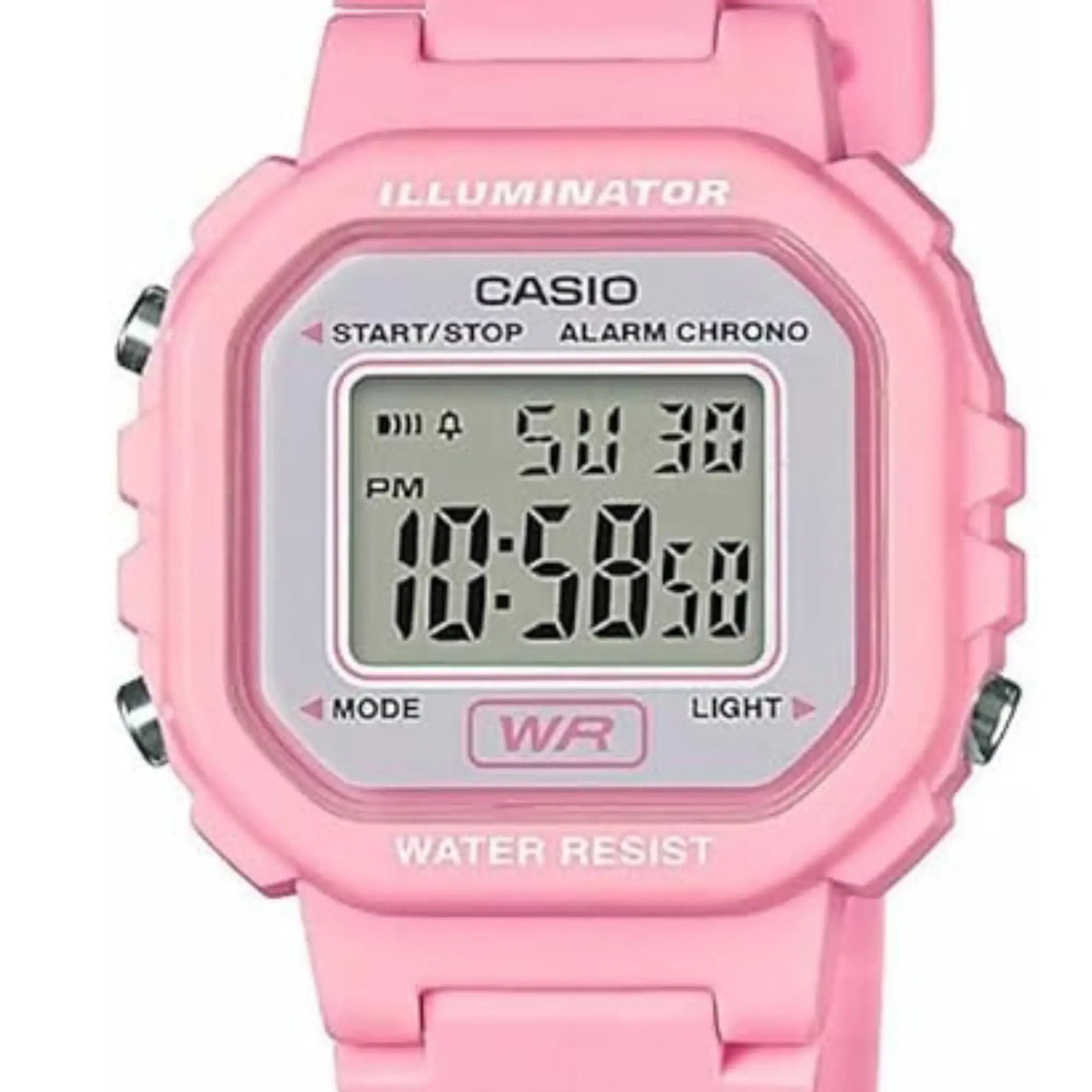 RELOJ DIGITAL MUJER LA-20WH-4A1CF CASIO ROSA SPORT 1030128 CASIO