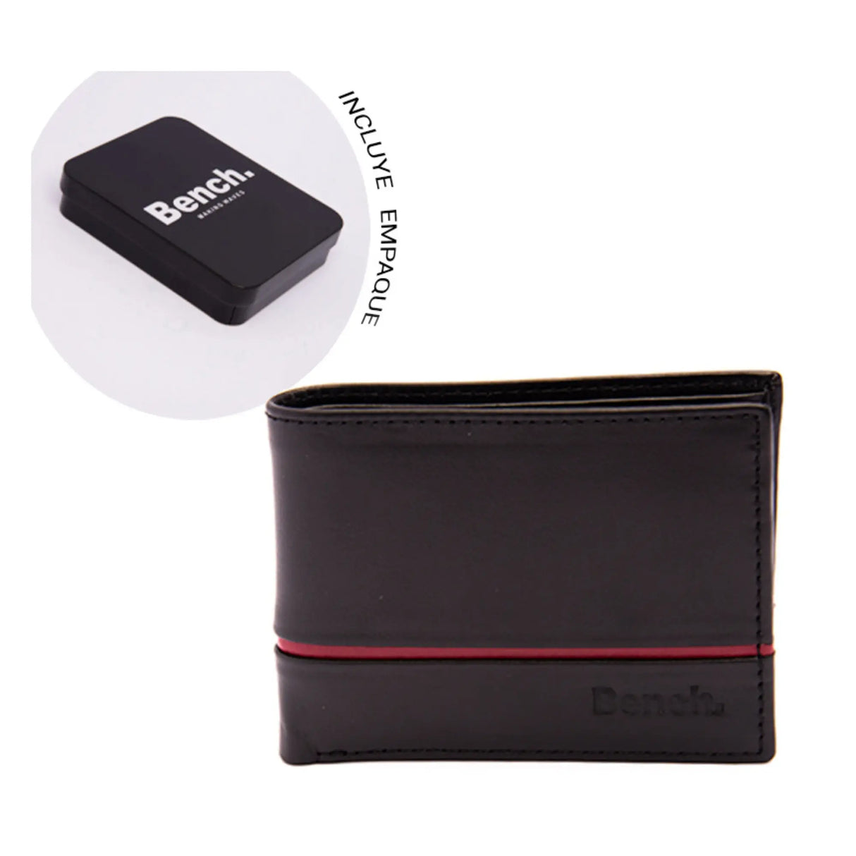 BILLETERA DOBLE PLIEGO HOMBRE 7BB011 BENCH CASUAL 1014200 BENCH
