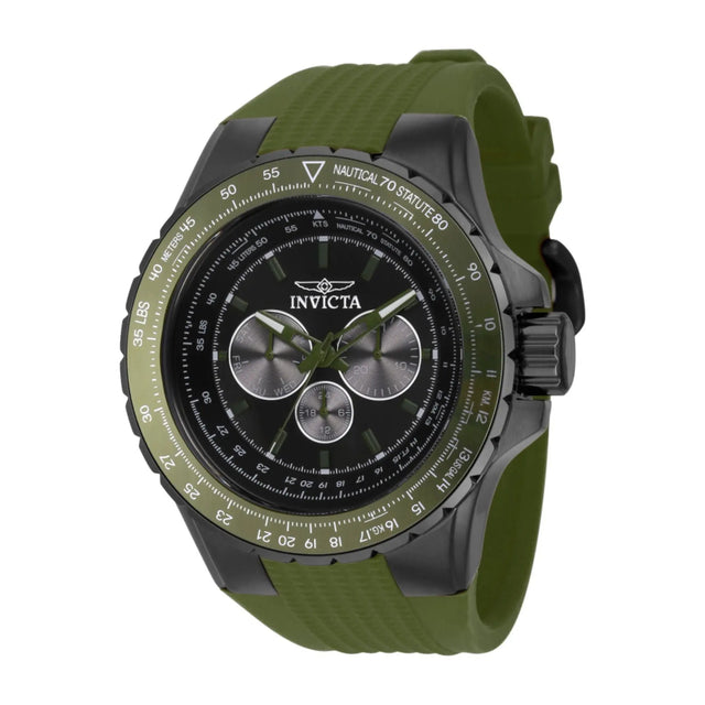 RELOJ ANALOGICO HOMBRE 39302 INVICTA AVIATOR	VERDE SPORT INVICTA
