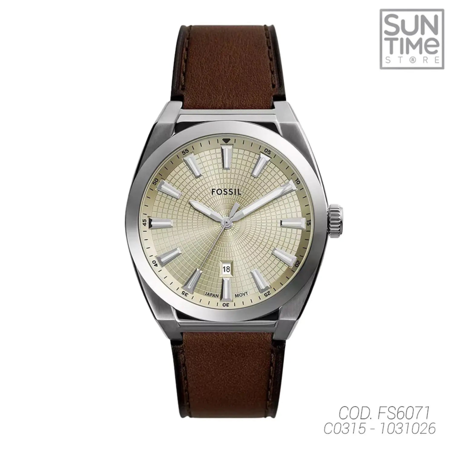 RELOJ ANALOGICO HOMBRE FS6071 FOSSIL	MARRON CASUAL 1031026 - SUNTIMESTORE.COM