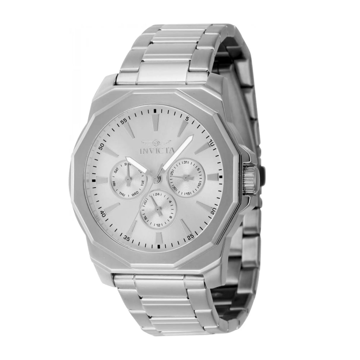 RELOJ ANALOGICO HOMBRE 46843 INVICTA PLATEADO CLASICO INVICTA