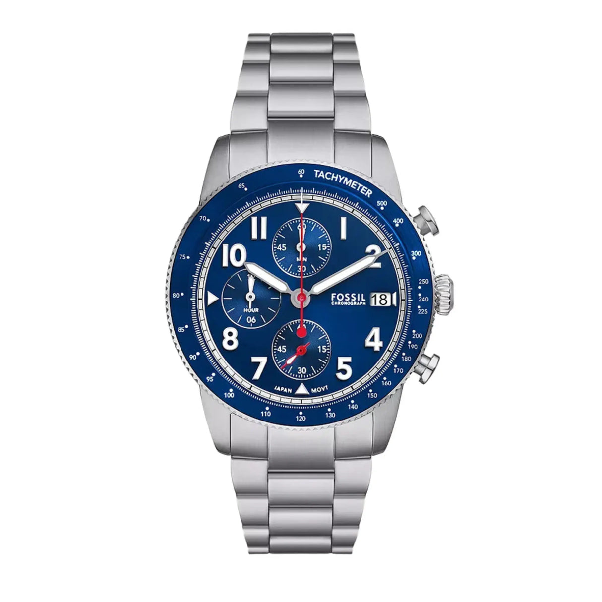 RELOJ ANALOGICO HOMBRE FS6047 FOSSIL	PLATEADO CLASICO 1031025 - SUNTIMESTORE.COM