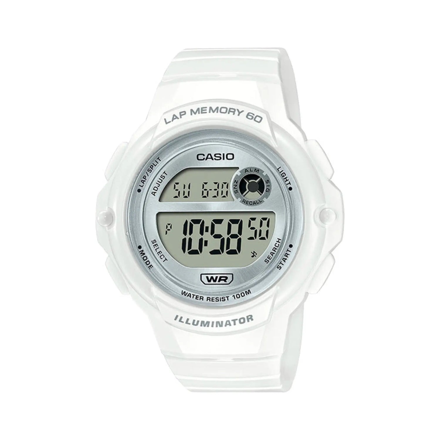 RELOJ DIGITAL MUJER LWS-1200H-7A1VCF CASIO BLANCO SPORT 1030163 CASIO