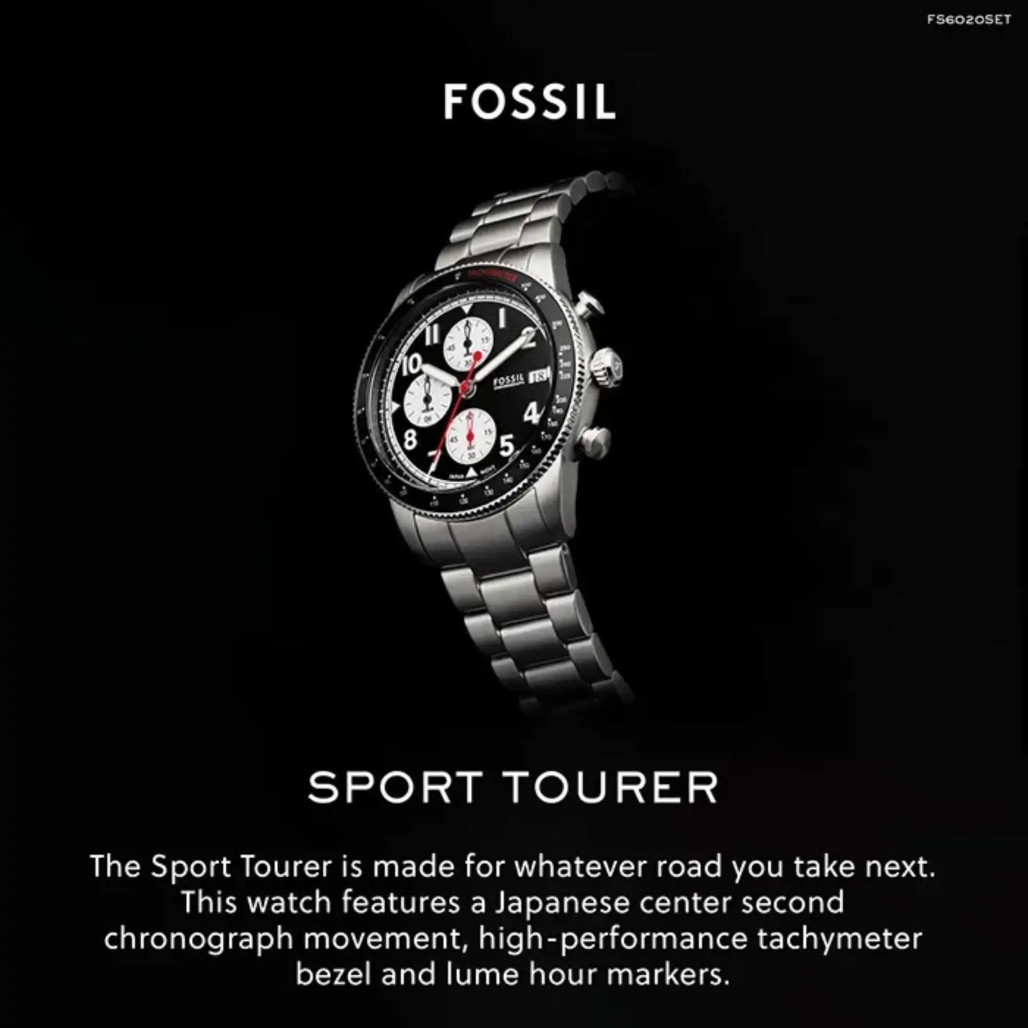 RELOJ ANALOGICO HOMBRE FS6045 FOSSIL	PLATEADO CLASICO 1031024 FOSSIL