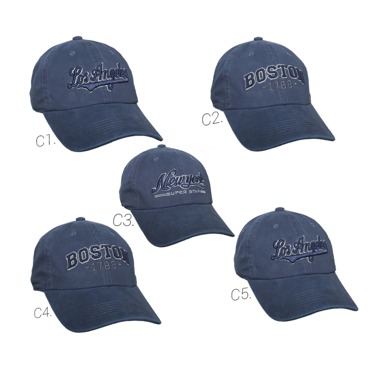 GORRA PRELAVADA UNISEX 3PRS004 SUNTIME AZUL SPORT 1030054 - SUNTIMESTORE.COM