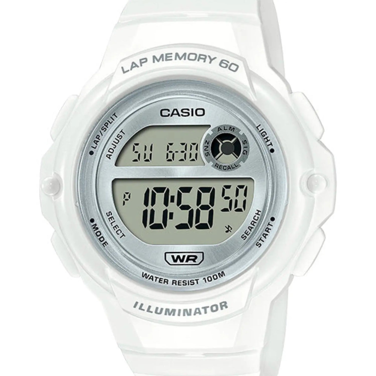RELOJ DIGITAL MUJER LWS-1200H-7A1VCF CASIO BLANCO SPORT 1030163 CASIO