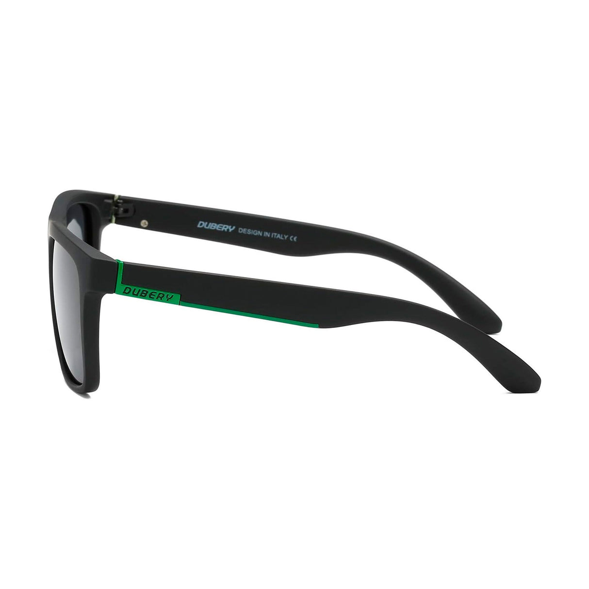 LENTES DE SOL POLARIZADO UNISEX D731 DUBERY NEGRO/NEGRO/VERDE DUBERY