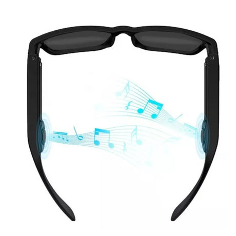 SMART GLASSES BLUETOOTH 5.3 LENTES DE SOL INTELIGENTE UV400 UNISEX F-06 SMART TIME - SUNTIMESTORE.COM