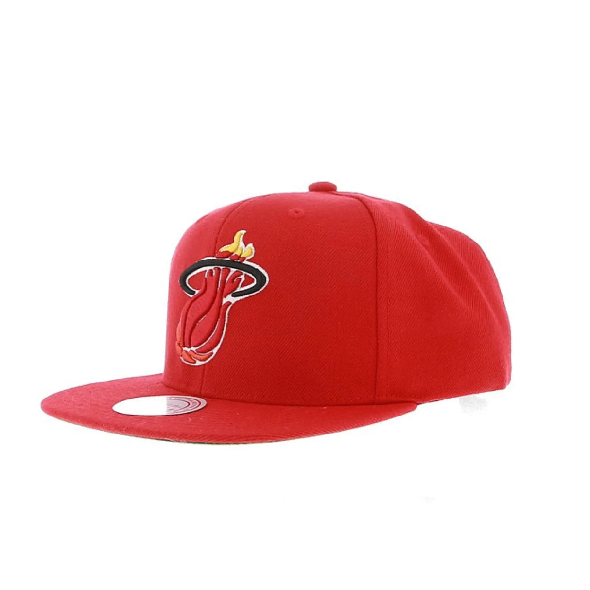 GORRA MITCHELL AND NESS NBA-MIAMI HEAT HHSS3258-MHEYYPPPRED - SUNTIMESTORE.COM