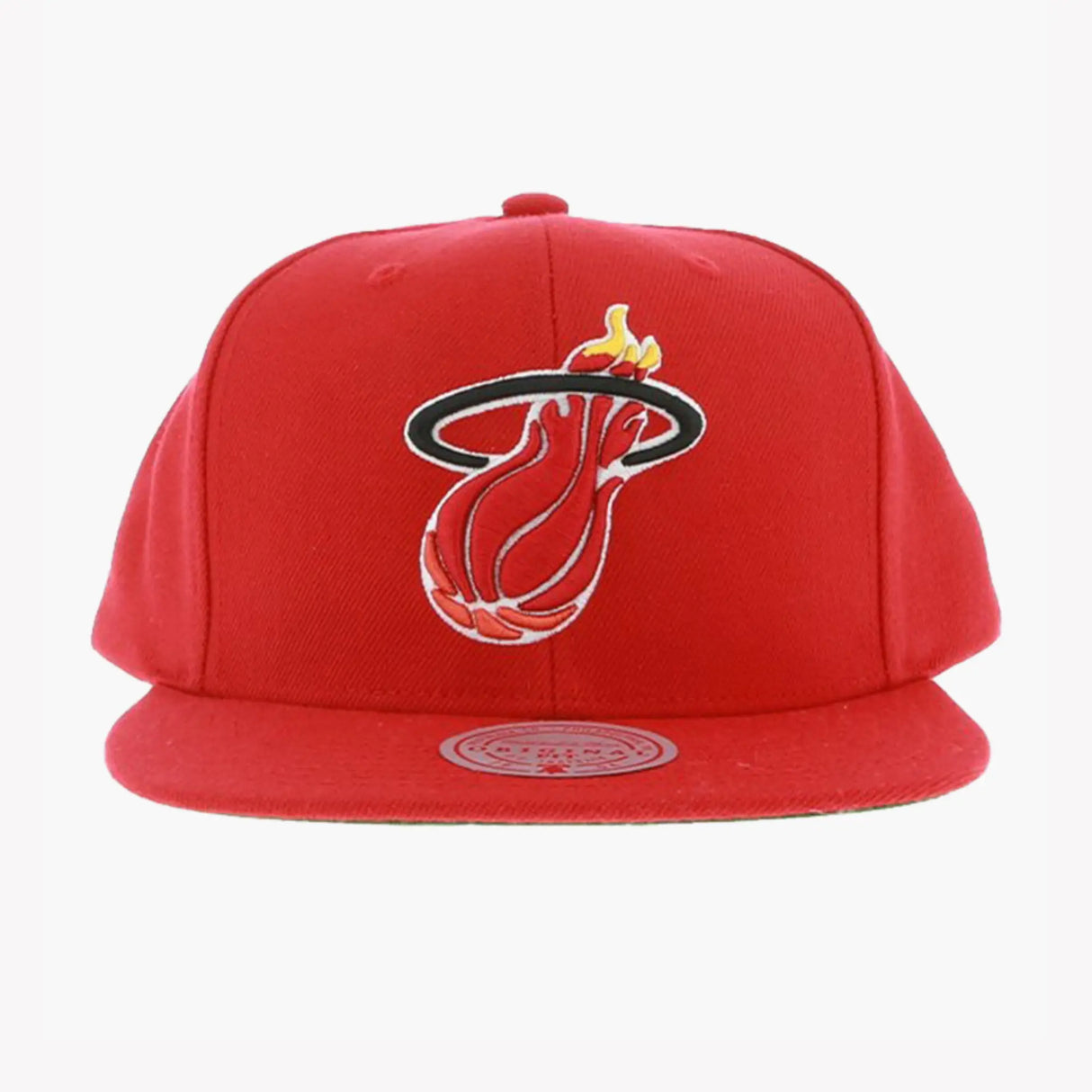 GORRA MITCHELL AND NESS NBA-MIAMI HEAT HHSS3258-MHEYYPPPRED - SUNTIMESTORE.COM