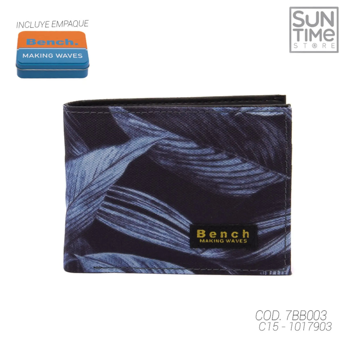 BILLETERA DOBLE PLIEGO HOMBRE 7BB003 BENCH - 1017903 BENCH