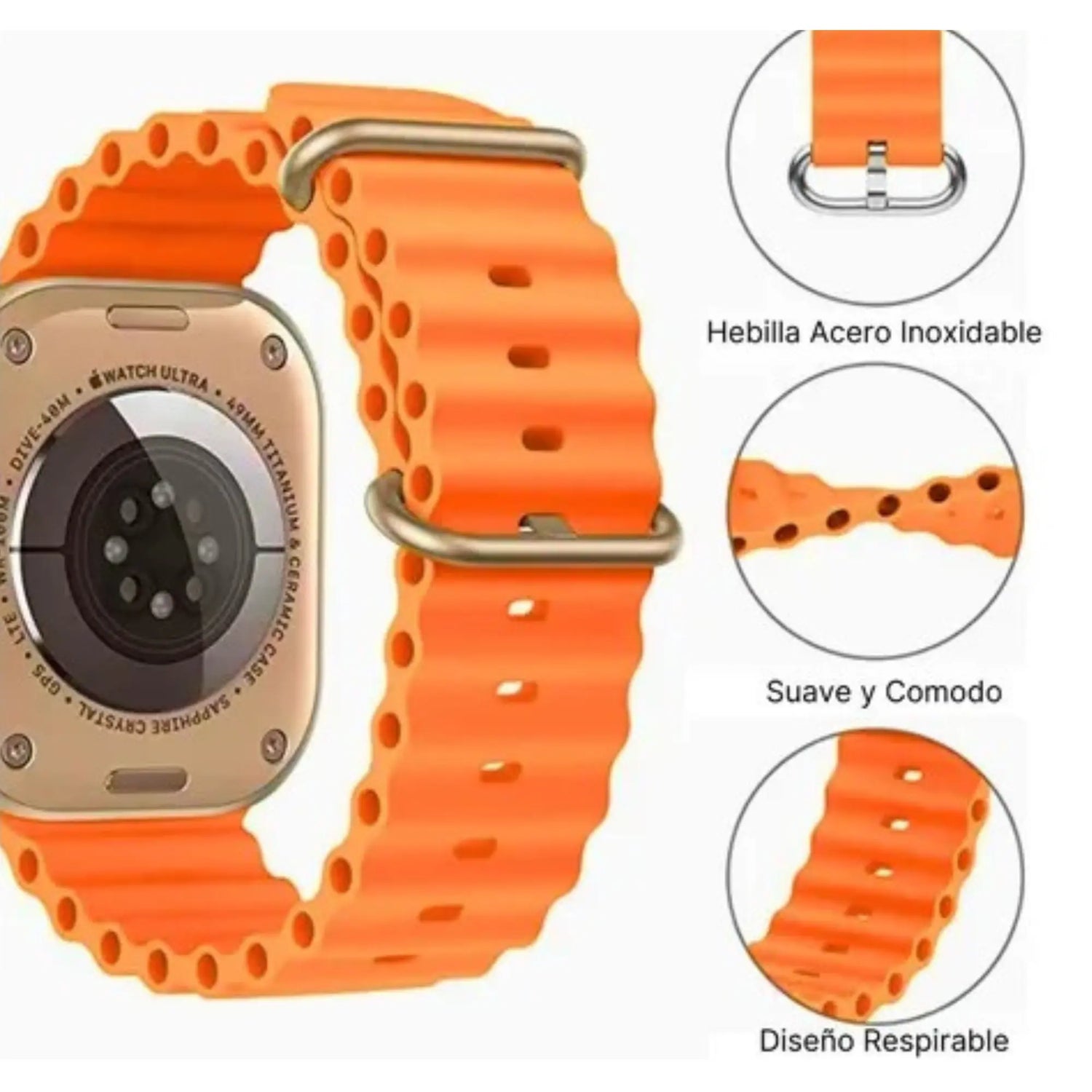 ACCESORIO CORREA RELOJ UNISEX CRS49 SMART TIME 1030594 - SUNTIMESTORE.COM