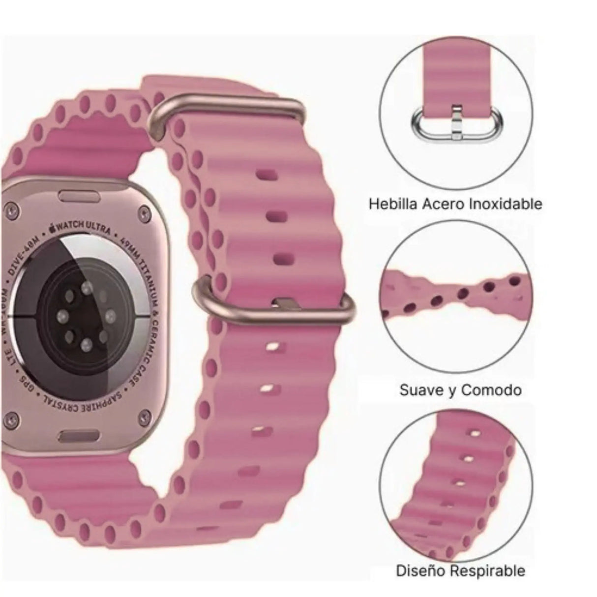 ACCESORIO CORREA RELOJ UNISEX CRS49 SMART TIME 1020227 SMARTTIME