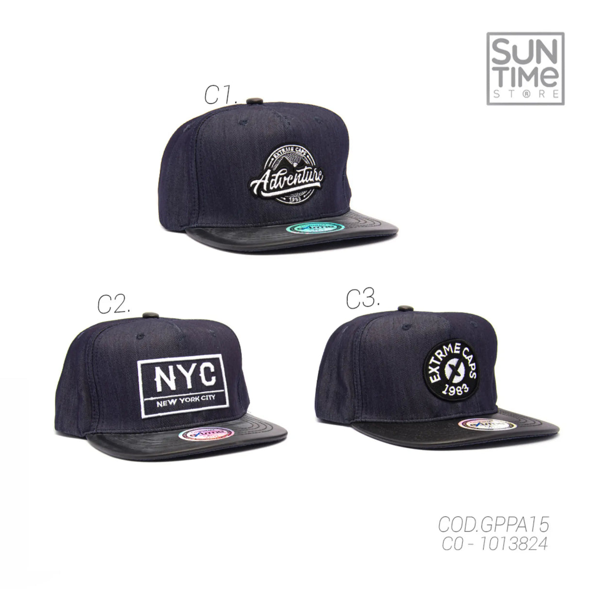 GORRA CON BROCHE UNISEX GPPA15 EXTRME URBANO 1013824 - SUNTIMESTORE.COM