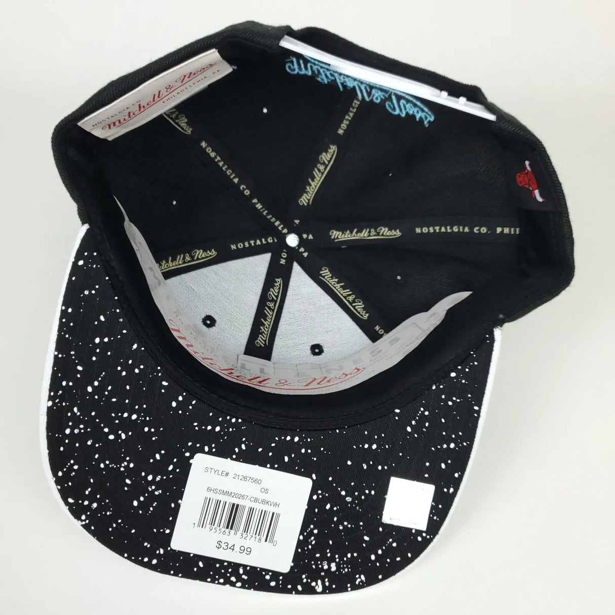 GORRA MITCHELL AND NESS NBA-CHICAGO BULLS 6HSSMM20267-CBUBKWH MITCHELL AND NESS