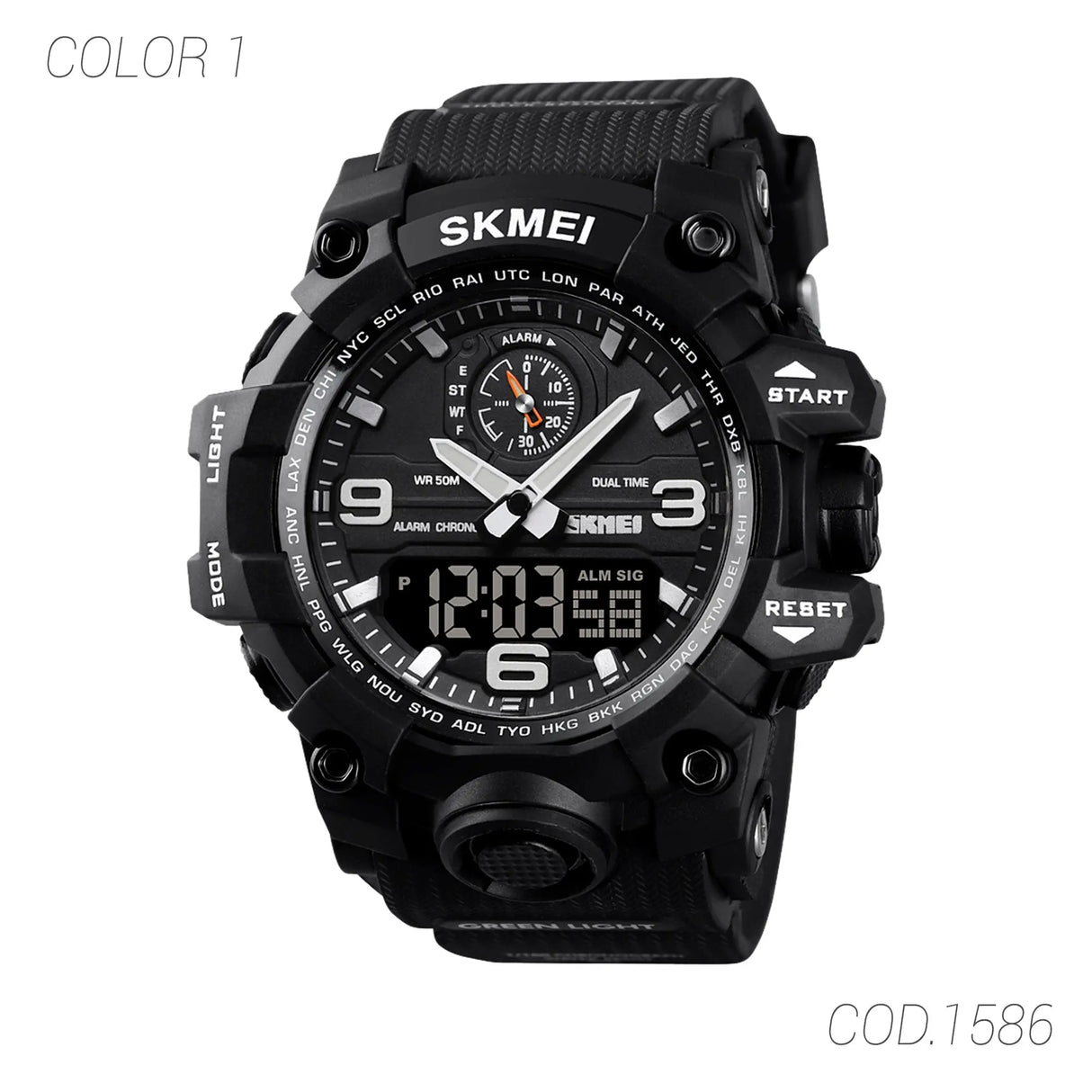 RELOJ ACUATICO HOMBRE 1586 SKMEI SKMEI