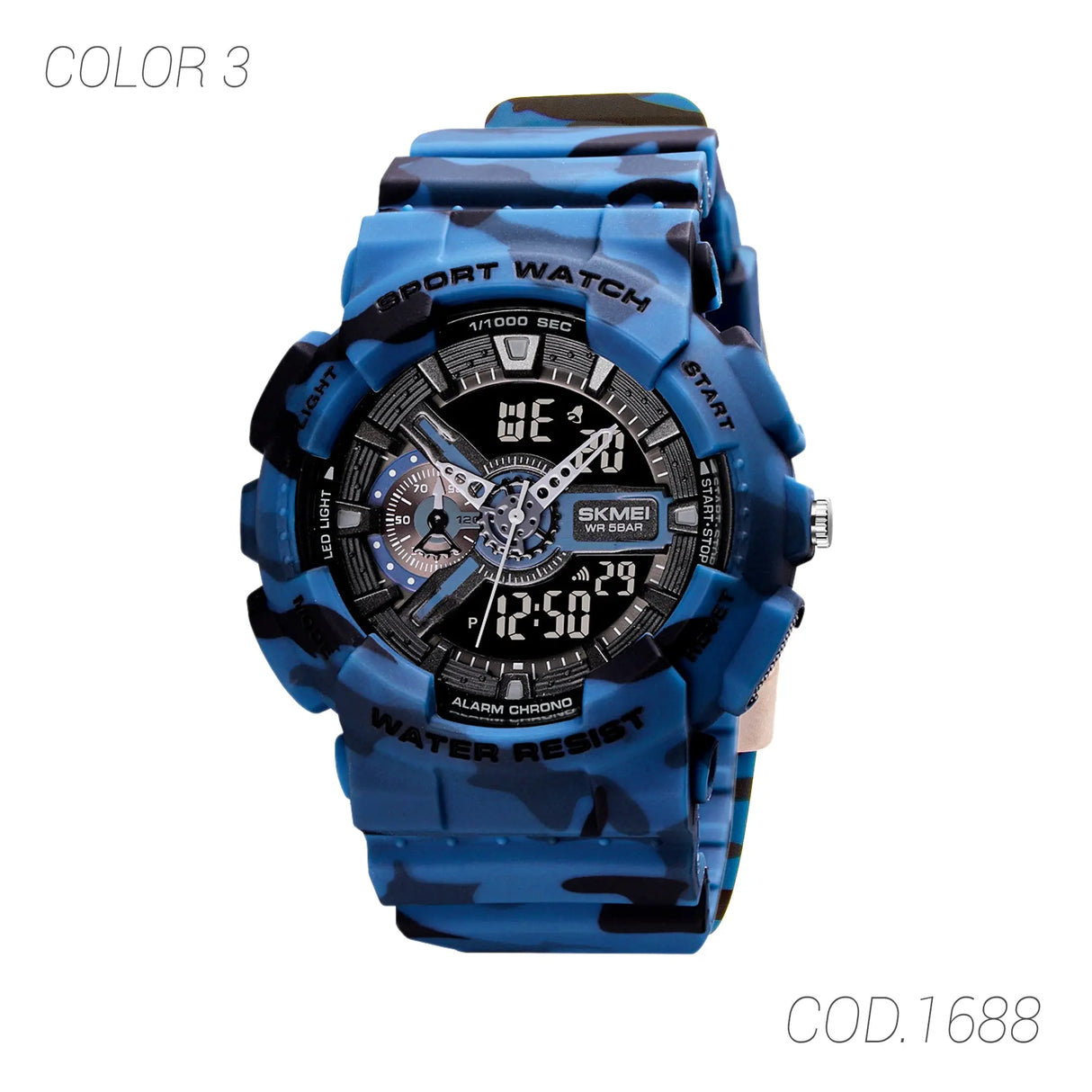 RELOJ ACUATICO HOMBRE 1688 SKMEI SKMEI