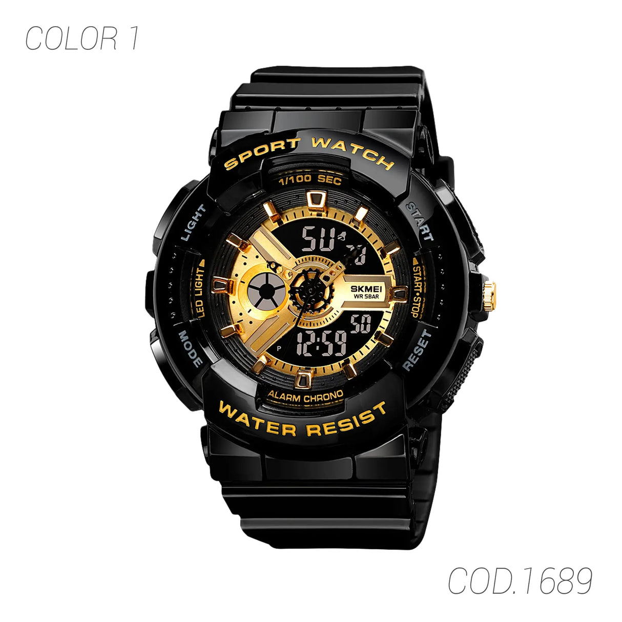 RELOJ ACUATICO MUJER 1689 SKMEI SKMEI
