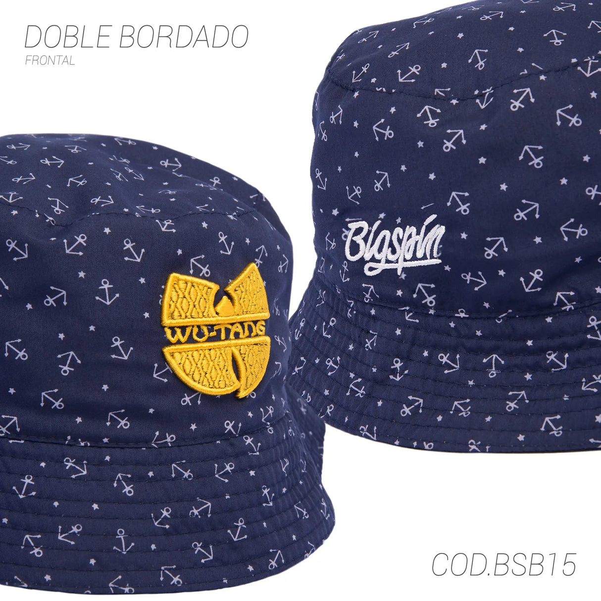 BUCKET HAT REVERSIBLE UNISEX BSB15 BIGSPIN BIGSPIN