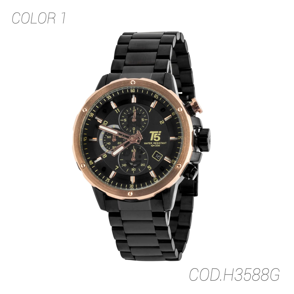 T5 RELOJ ELEGANTE ACUÁTICO H3588G - SUNTIMESTORE.COM