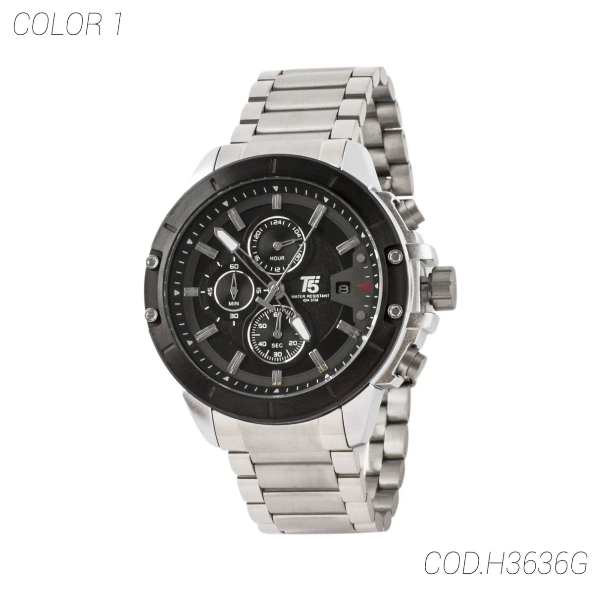 T5 RELOJ ELEGANTE ACUÁTICO H3636G - SUNTIMESTORE.COM