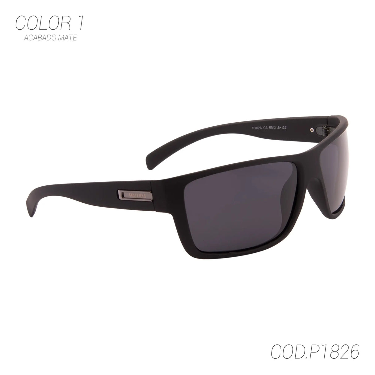 LENTES DE SOL POLARIZADOS UNISEX P1826 POLAR ROSE SUNTIME