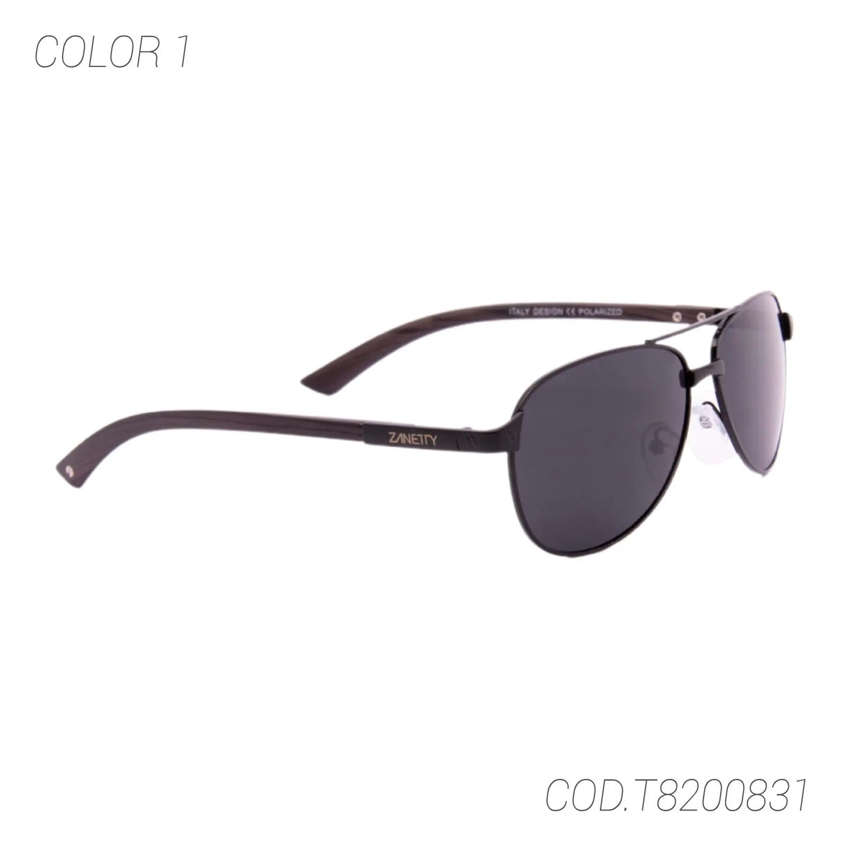 LENTES DE SOL POLARIZADOS UNISEX T8200831 ZANETTY ZANETTY