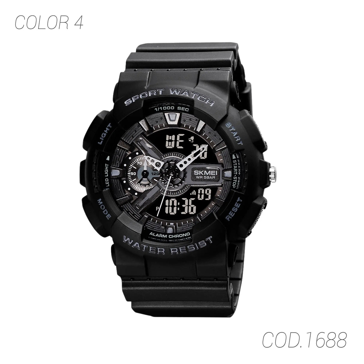RELOJ ACUATICO HOMBRE 1688 SKMEI SKMEI