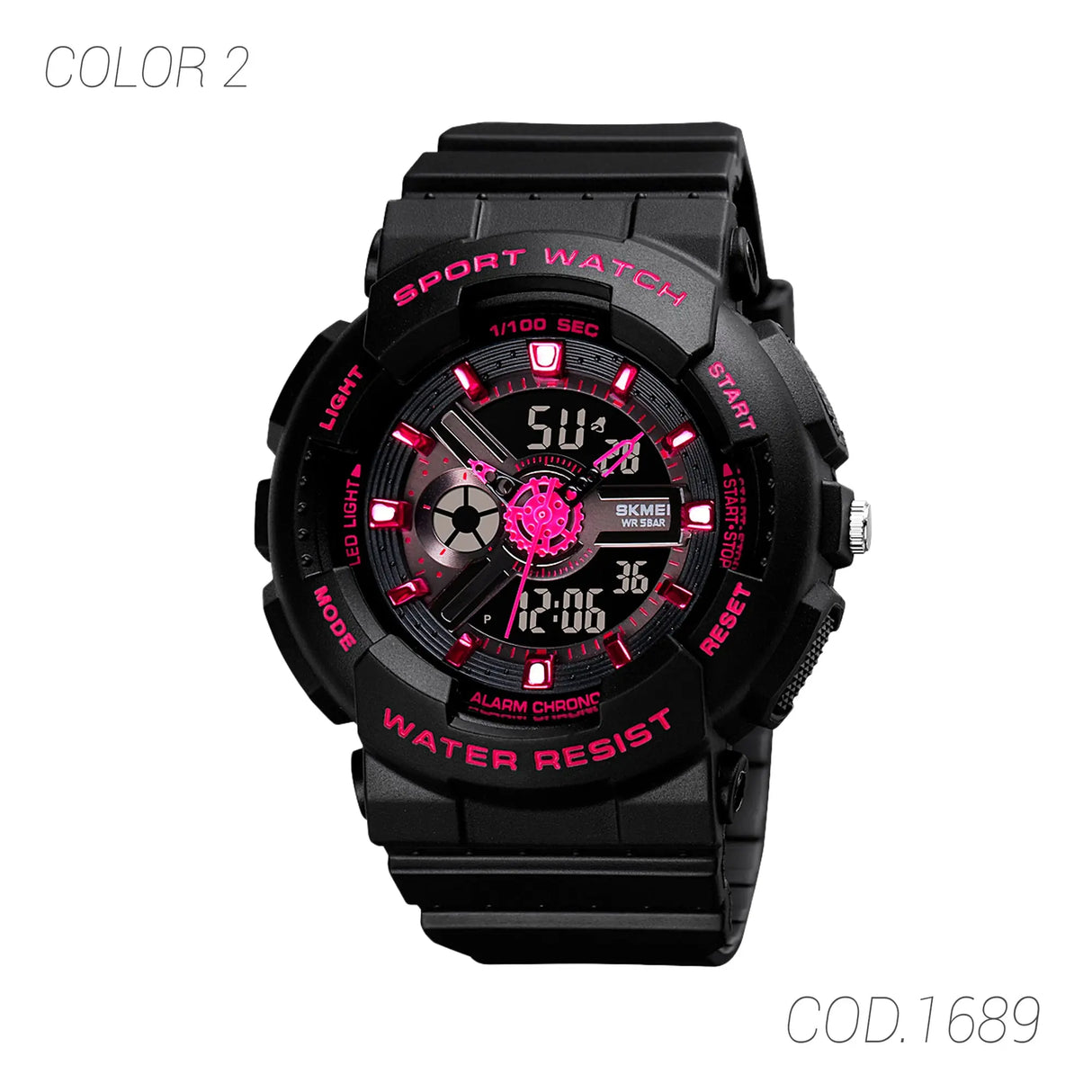 RELOJ ACUATICO MUJER 1689 SKMEI SKMEI
