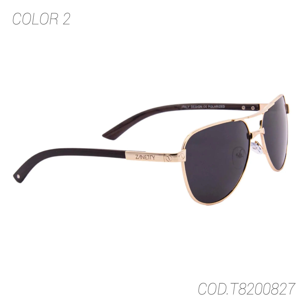 LENTES DE SOL POLARIZADOS UNISEX T8200827 ZANETTY ZANETTY