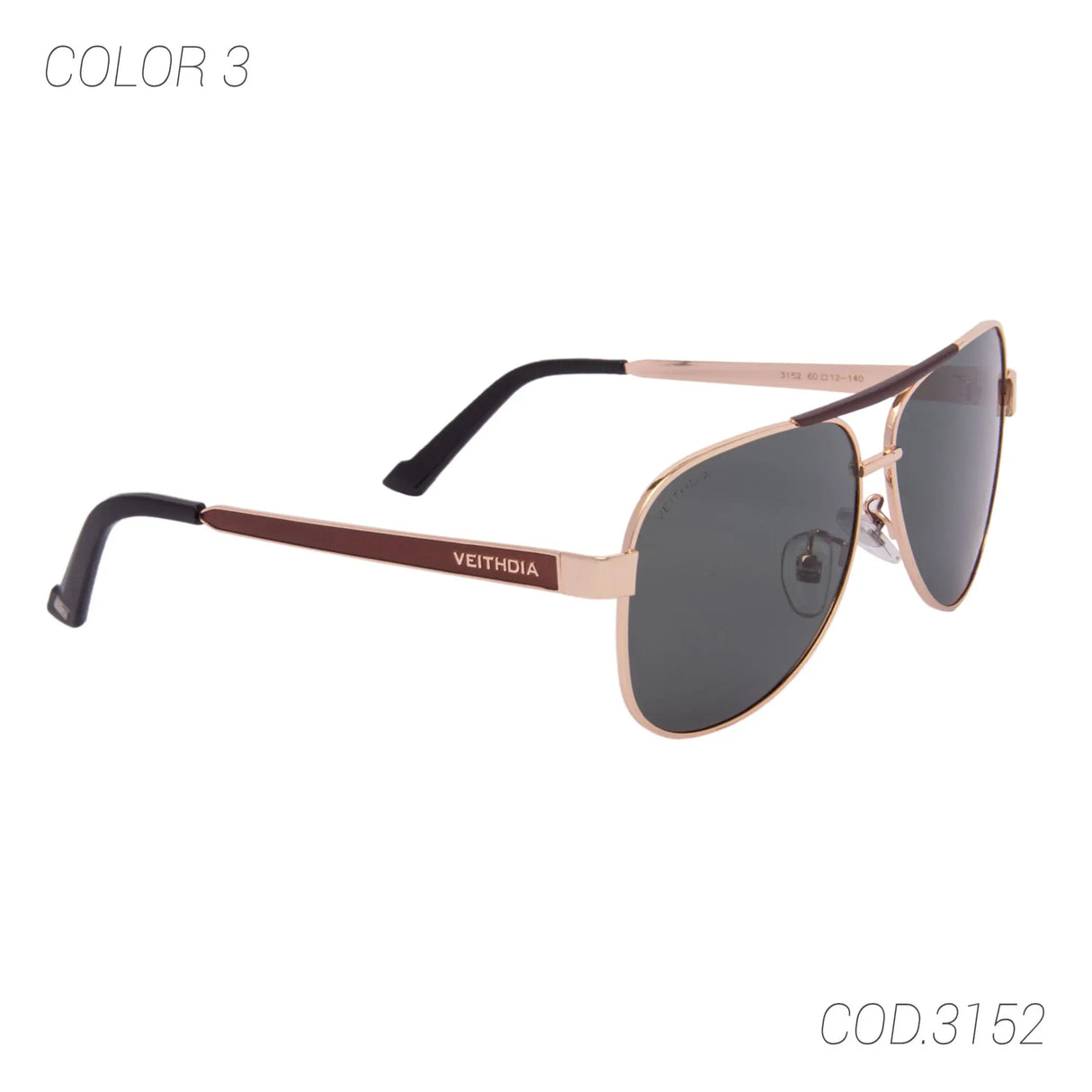 LENTES DE SOL POLARIZADOS UNISEX 3152 VEITHDIA VEITHDIA
