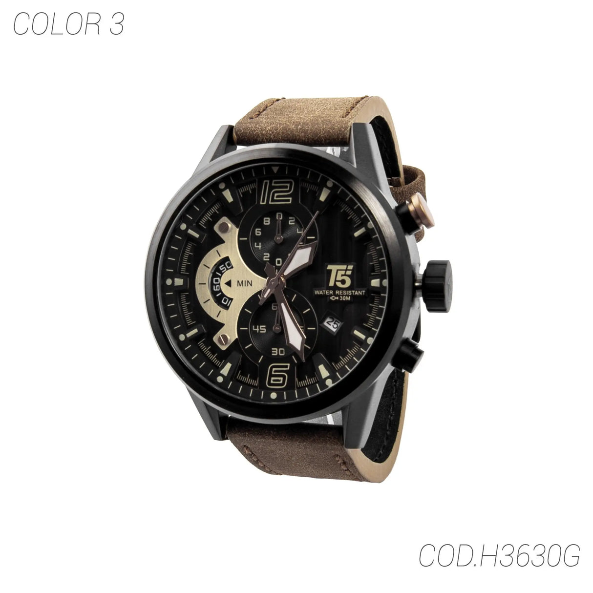 RELOJ ACUATICO HOMBRE H3630G T5 T5