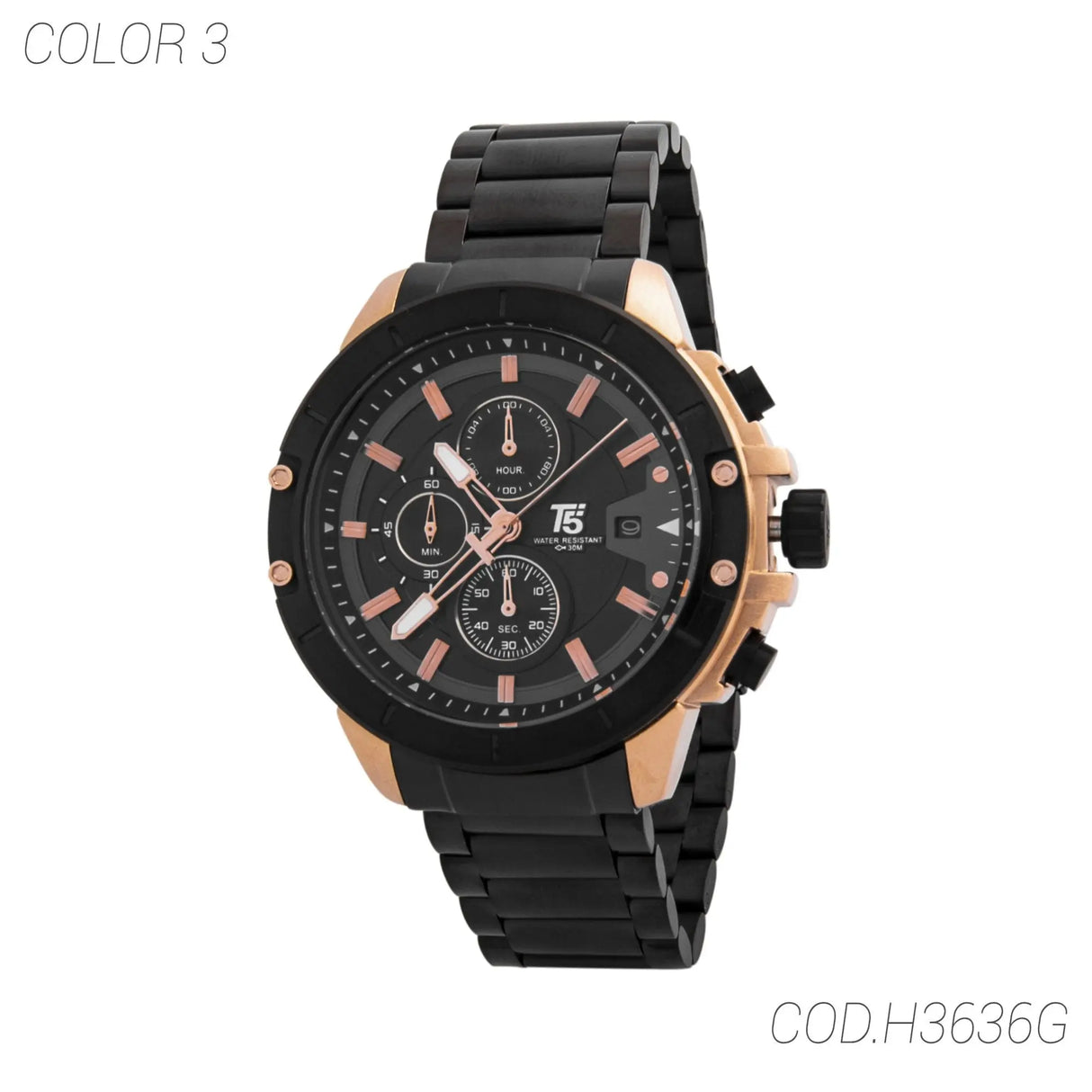 RELOJ ACUATICO HOMBRE H3636G T5 T5