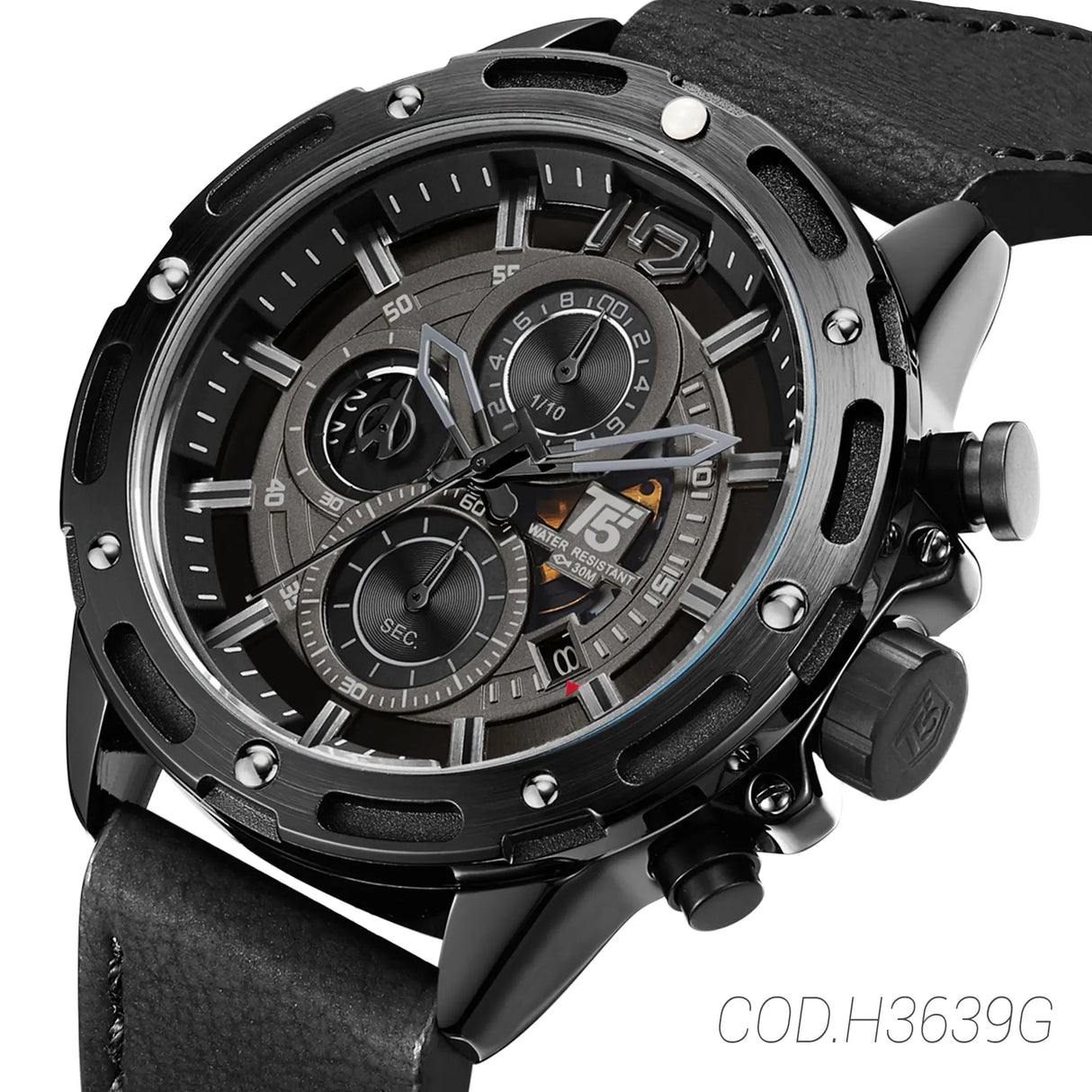 RELOJ ACUATICO HOMBRE H3639G T5 T5