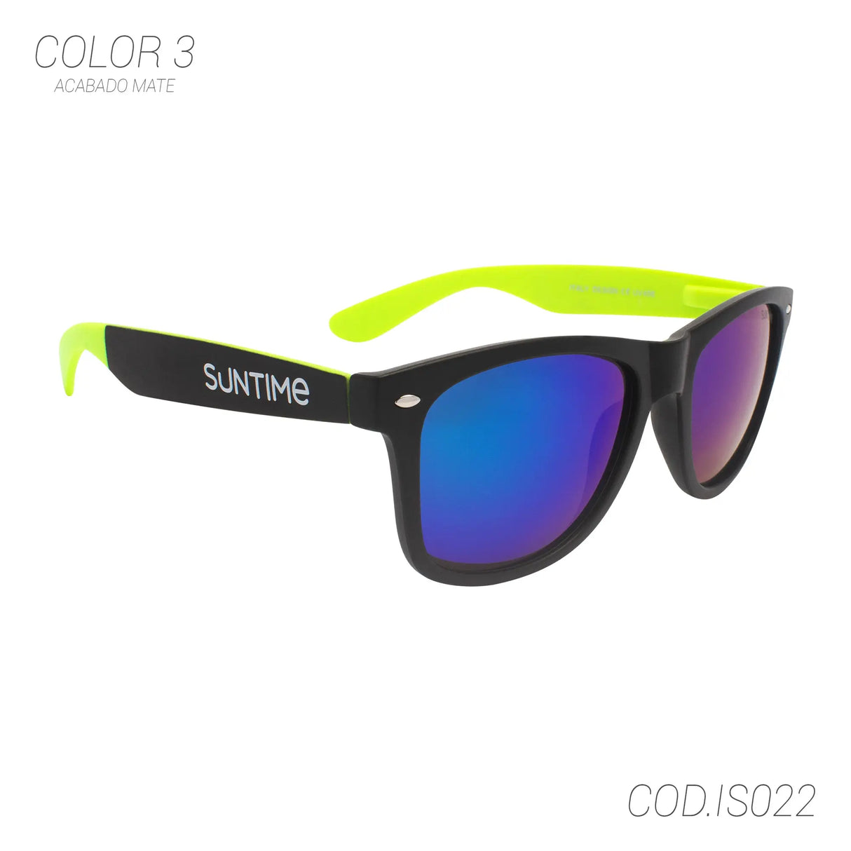 LENTES DE SOL UV400 UNISEX D19-IS022 SUNTIME SUNTIME