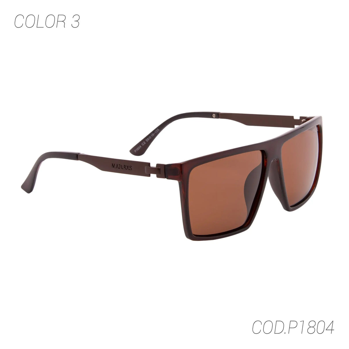 LENTES DE SOL POLARIZADOS UNISEX P1804 POLAR ROSE SUNTIME