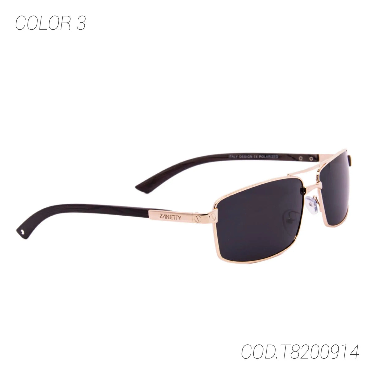 LENTES DE SOL POLARIZADOS UNISEX T8200914 ZANETTY ZANETTY
