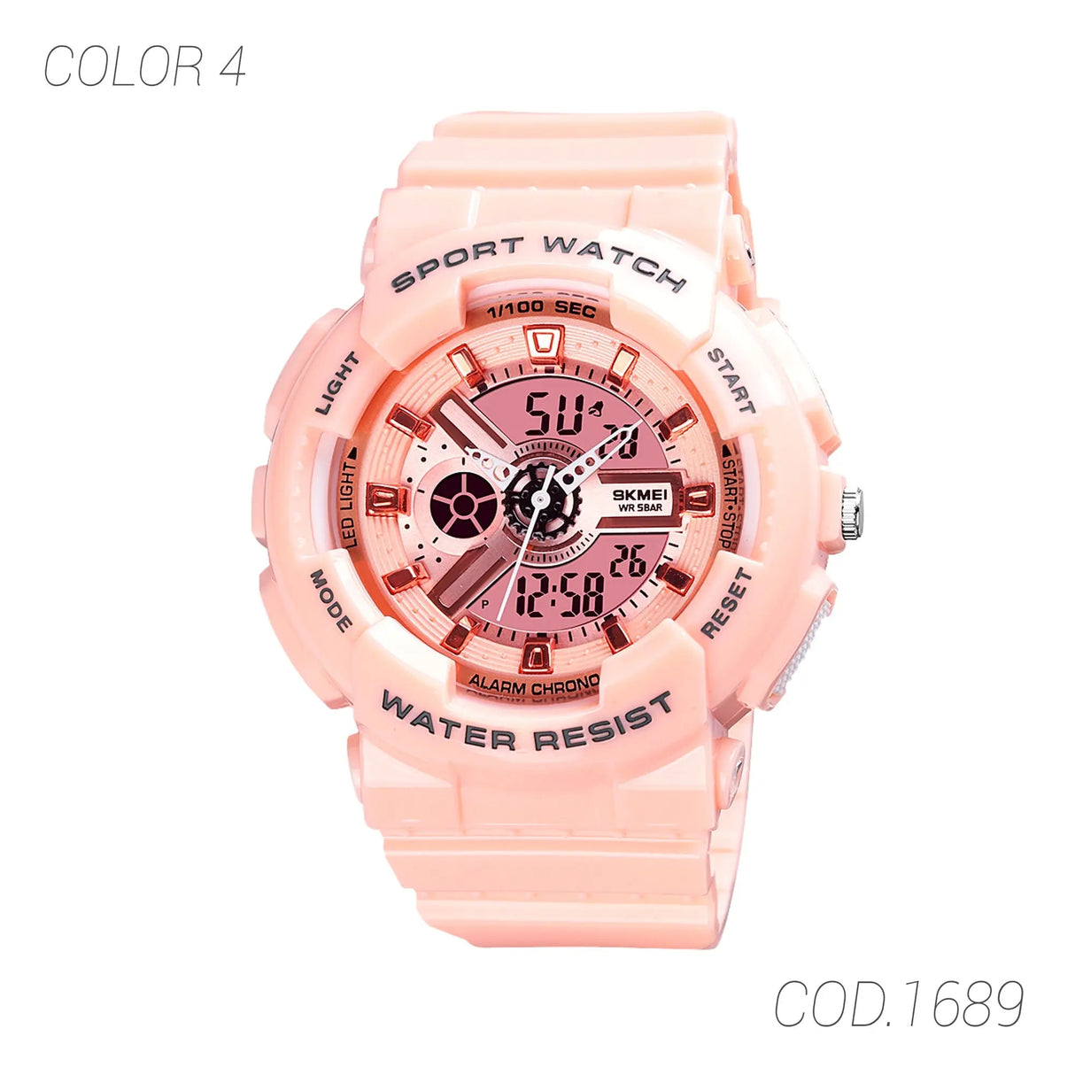 RELOJ ACUATICO MUJER 1689 SKMEI SKMEI
