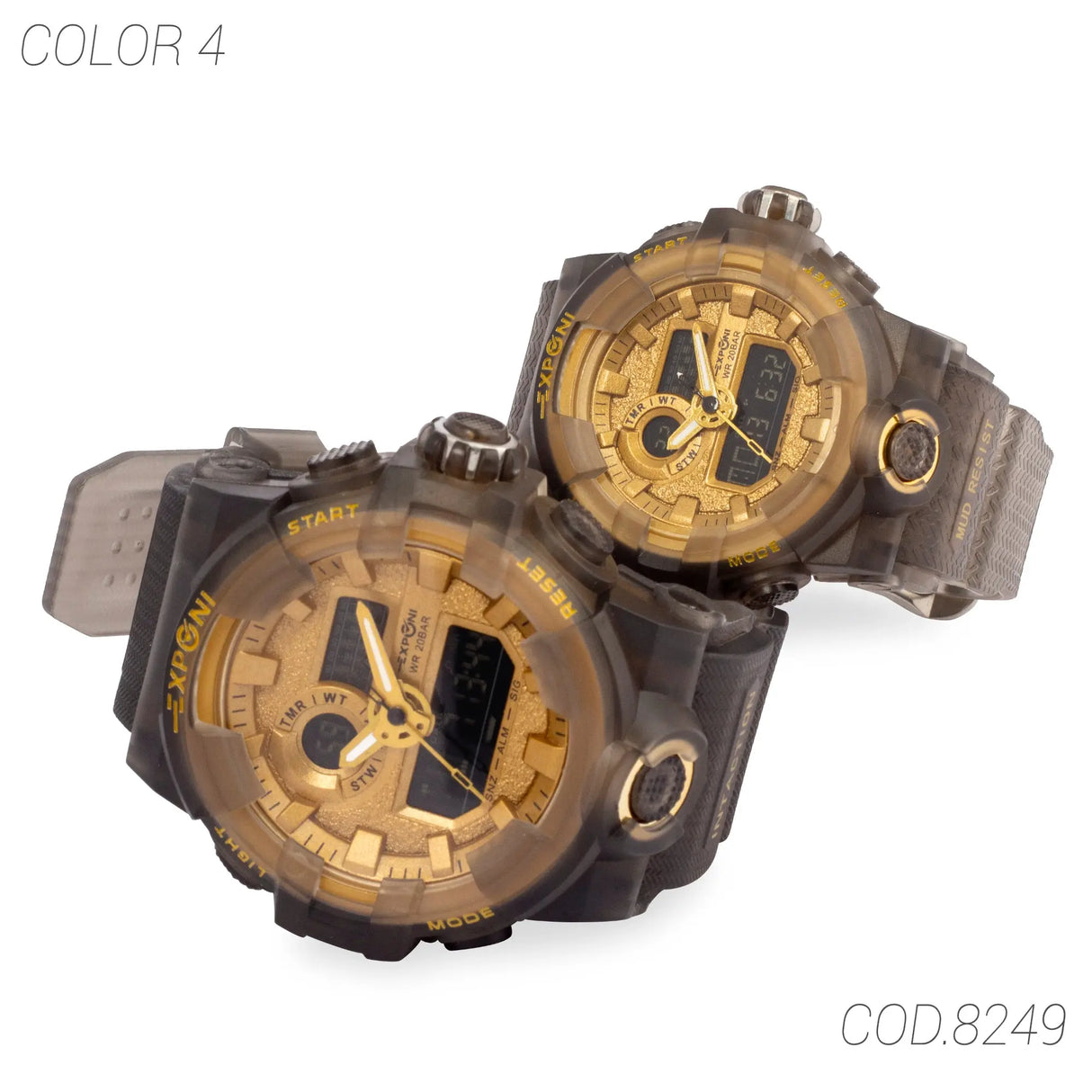 D-ZINER RELOJ DEPORTIVO RESISTENTE 8249 - SUNTIMESTORE.COM