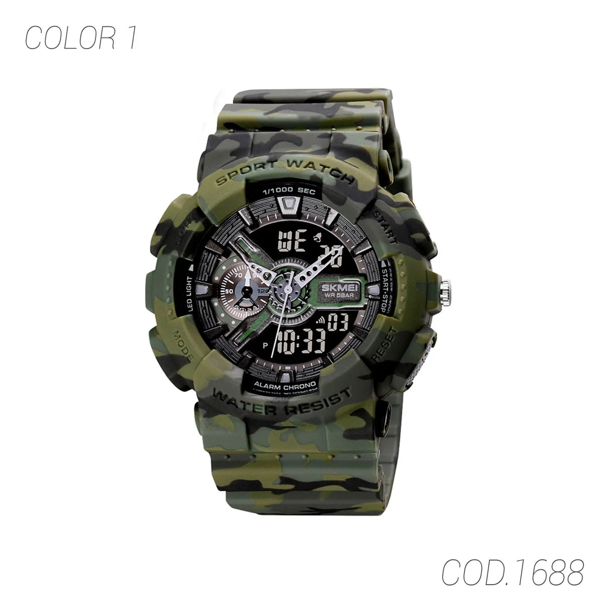 RELOJ ACUATICO HOMBRE 1688 SKMEI SKMEI