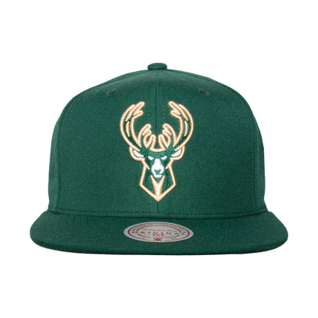 GORRA MITCHELL & NESS NBA-MILWAUKEE BUCKS HHSS3256-MBUYYPPPGRE MITCHELL AND NESS