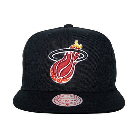 GORRA MITCHELL & NESS NBA-MIAMI HEAT HHSS5133-MHEYYPPPBLC MITCHELL AND NESS