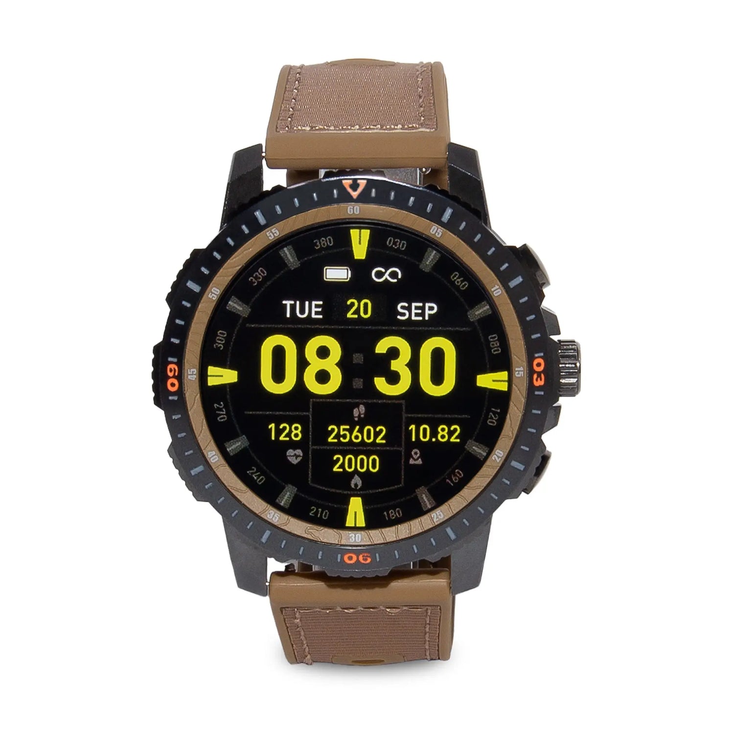 SMARTWATCH RELOJ INTELIGENTE  MARRÓN SMARTTIME HOMBRE SR08 SMART TIME SMARTTIME
