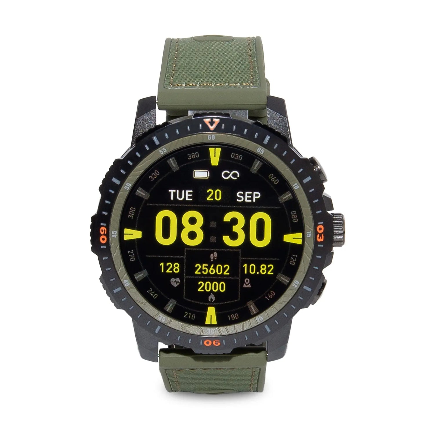 SMARTWATCH RELOJ INTELIGENTE  VERDE SMARTTIME HOMBRE SR08 SMART TIME - SUNTIMESTORE.COM