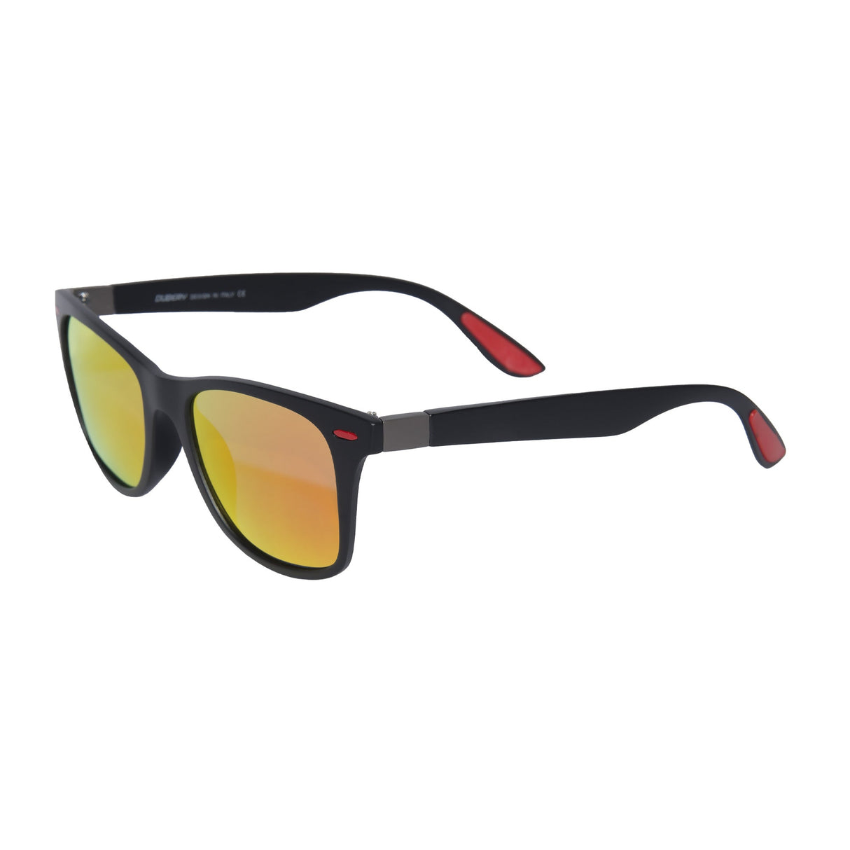 LENTES DE SOL POLARIZADO UNISEX D4195 DUBERY BLACK/ORANGE DUBERY
