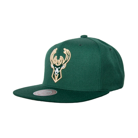 GORRA MITCHELL & NESS NBA-MILWAUKEE BUCKS HHSS3256-MBUYYPPPGRE MITCHELL AND NESS