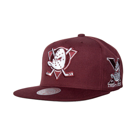 GORRA MITCHELL & NESS NHL-ANAHEIM DUCKS HS12946-ADUDKPR MITCHELL AND NESS