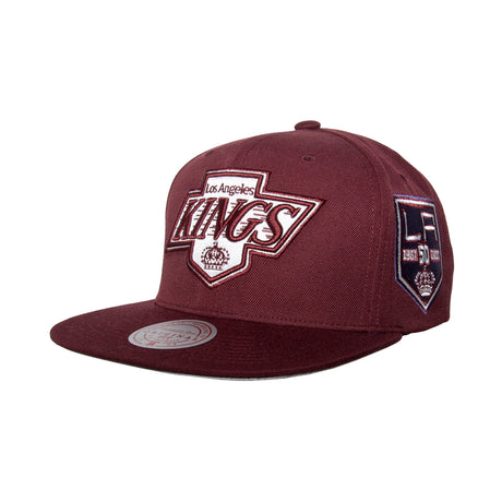 GORRA MITCHELL & NESS NHL-LOS ANGELES KINGS HS12946-LAKDKPR MITCHELL AND NESS