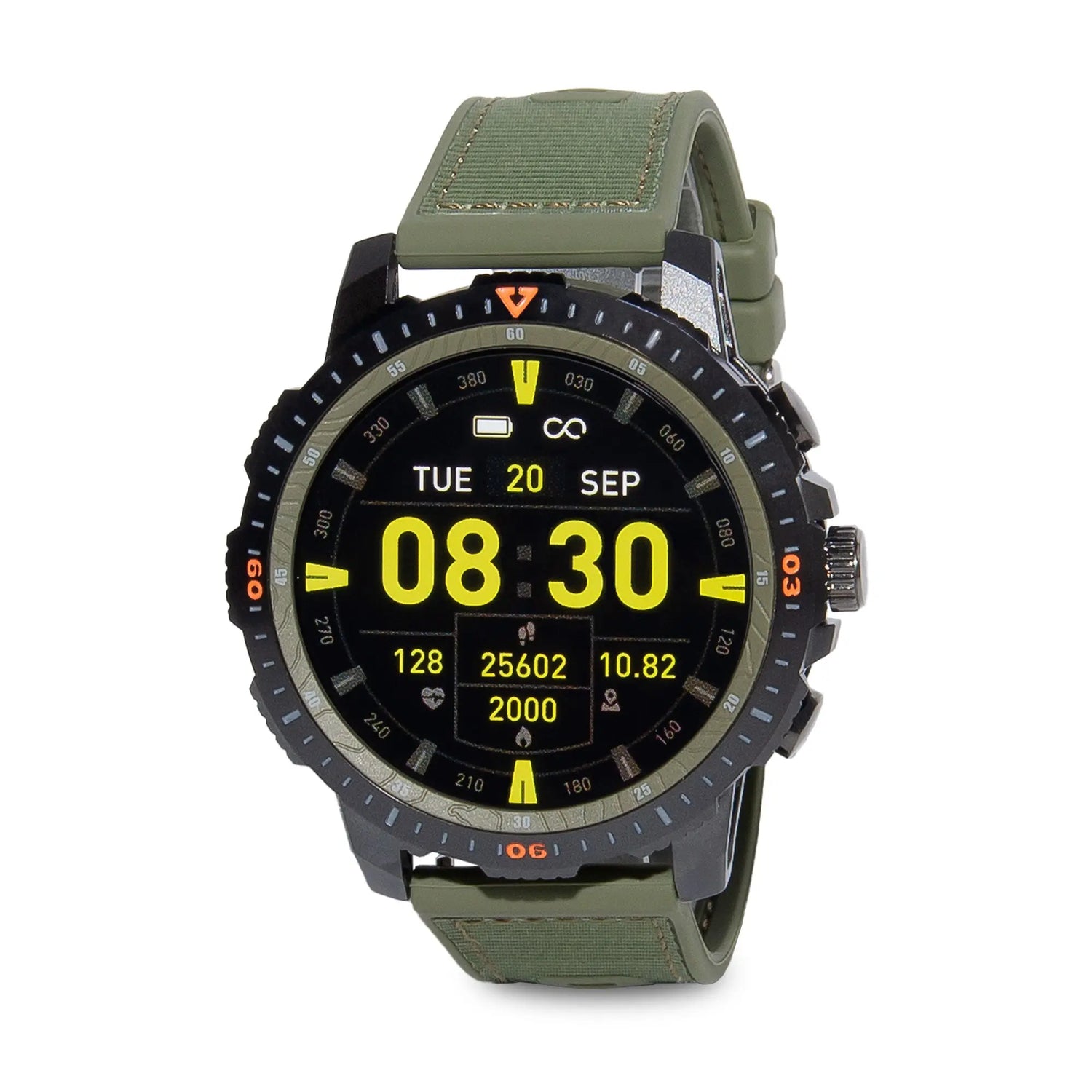 SMARTWATCH RELOJ INTELIGENTE  VERDE SMARTTIME HOMBRE SR08 SMART TIME - SUNTIMESTORE.COM